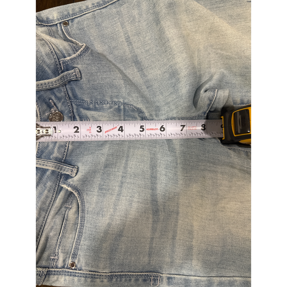 Bebe Heartbreaker Light Wash Denim Jeans in Blue - Picture 4 of 6